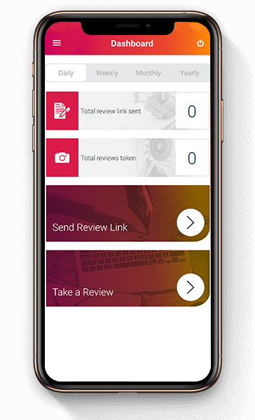 Dashboard Mobile Image - getting reviews
